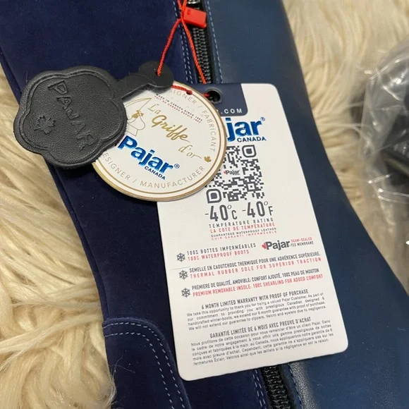 Pajar, leather, suede and shearling boots, size 11, but fit small. True size 9.5 - Picture 7 of 14